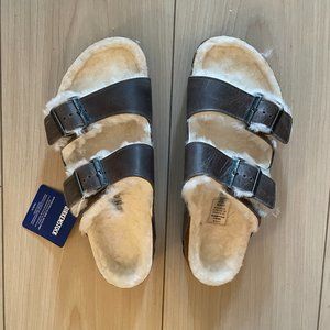 Arizona Shearling Birkenstock - NWB